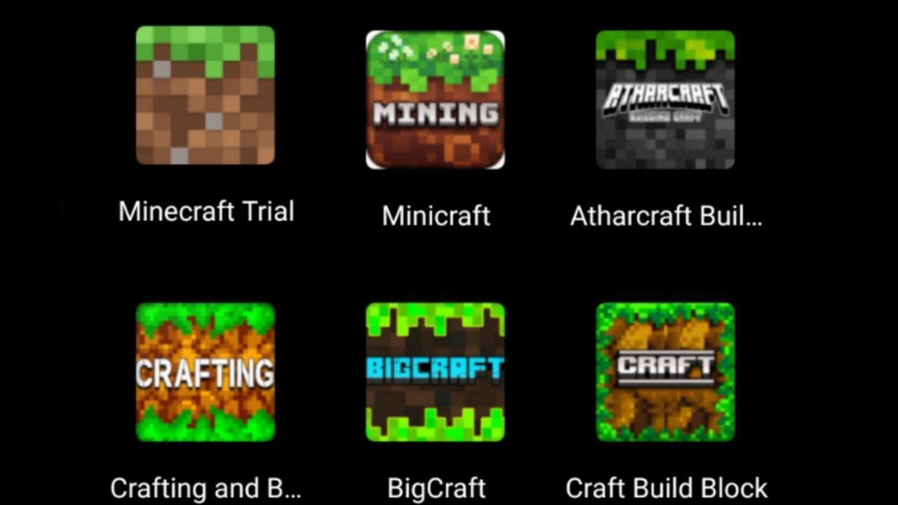 Minecraft Trial, Minicraft, Atharcraft, Crafting&Building, BigCraft ...