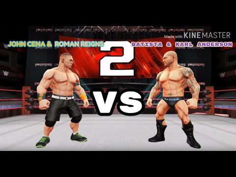 JOHN CENA \u0026 ROMAN REIGNS VS BATISTA \u0026 KARL ANDERSON