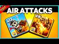 Two Types of Air Attack in Clash of Clans Easy TH18 WIN!
