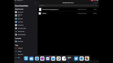 Am iPad Dateien schnell in einen mebis Kurs hochladen mit Drag & Drop