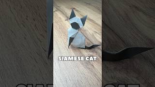 EASY ORIGAMI SIAMESE CAT TUTORIAL | DIY ORIGAMI CAT FROM PAPER STEP BY STEP | ORIGAMI CAT EASY