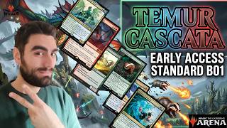 EARLY ACCESS: TEMUR CASCATA Standard Bo1 #mtgarena #magic #mtgita #magicthegathering