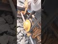 Rail drilling machine