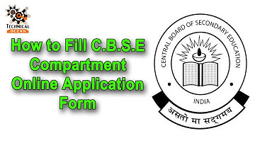 How to Fill CBSE Compartment Online Application Form 2018.