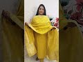 Yellow 💛 suit with Banarsi Dupatta 9466521443 Size M,L #music #bollywood #reel #shortvideo #fashion