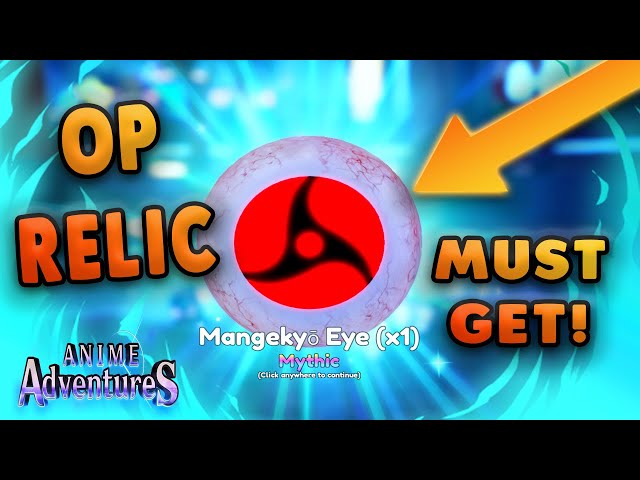 how to get mangekyou relic anime adventures｜TikTok Search