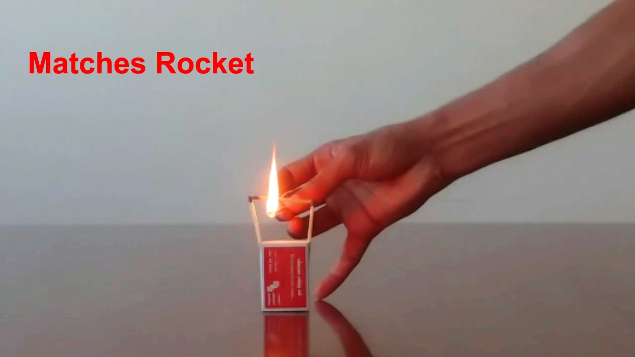 Amazing Matchstick Tricks Fire MatchStick Fires Like Rocket Life