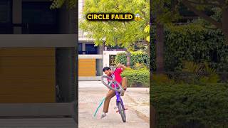 circle failed 😱 #fangrideryash #shorts