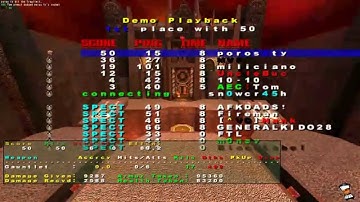 Quake 3 CROM FFA Poros1ty and Bluntz on dm15