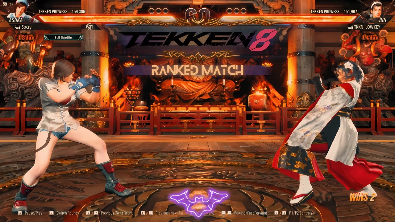 KAZAMA STYLE RANKED MATCH💥TAMING ASUKA TEKKEN 8 ▰ Socry (ASUKA) vs TKKN_LOWKEY (JUN)💥4K UHD ▰