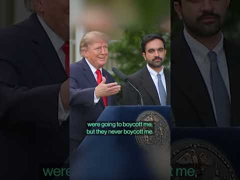 Trump, Mamdani Address White House Press Ban After Meeting