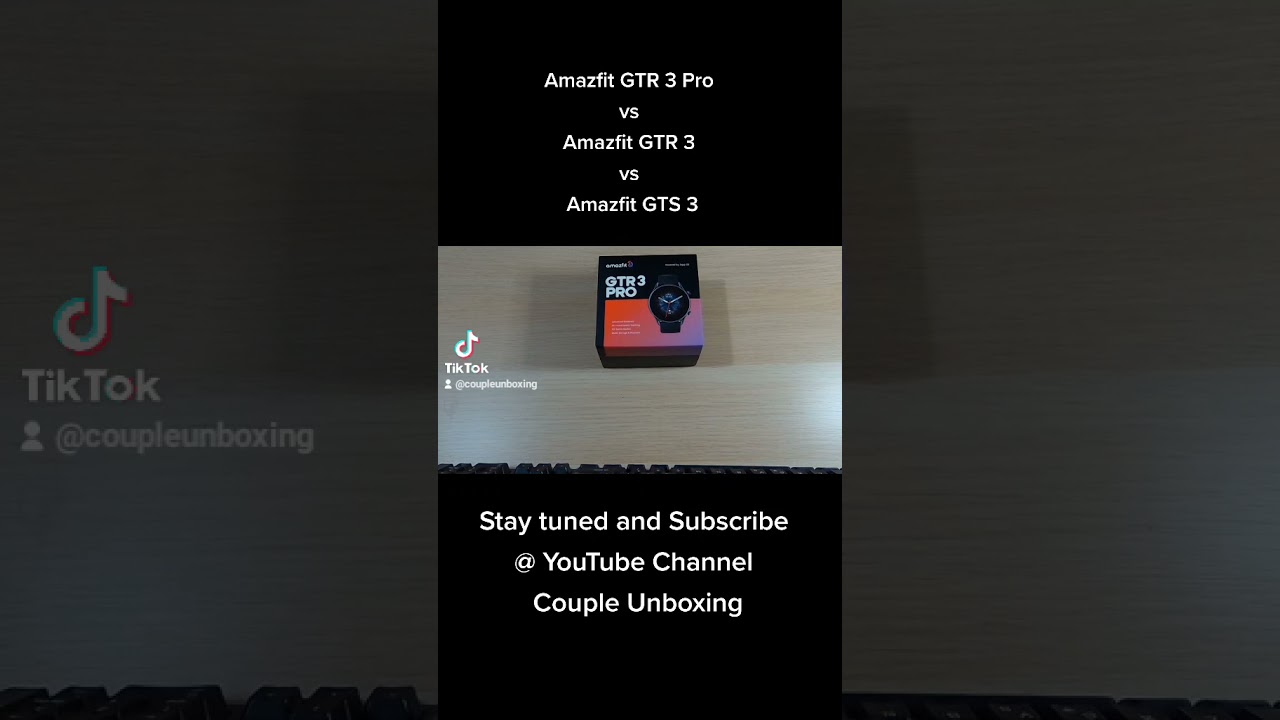youtube amazfit gtr