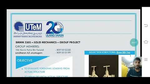 Solid mechanics presentation BMMA S1/2 UTeM