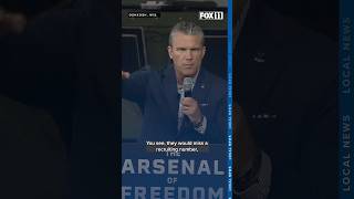 Military humbled fathers and mothers are sending sons and daughters to join, Hegseth says
Speaking in Oshkosh, Wisconsin, Secretary of Defense Pete Hegseth announces the military is confident in meeting its recruiting goals.
Watch the full speech: https://youtube.com/live/rJLJZQr1Xcs?feature=share
#shorts #petehegseth #military #militaryrecruiting #oshkosh #wisconsin
Stay up to date with our social media:
WLUK on Facebook: https://www.facebook.com/wlukfox11/
WLUK on X: https://x.com/fox11news
Subscribe to WLUK on YouTube: https://www.youtube.com/channel/UC72xzKVi3b_2oed6zQ8KKQg/?sub_confirmation=1
Daily News Playlist: https://www.youtube.com/playlist?list=PLjuhS_na3SEwTKX0ACWvXwNAc0GrTqhFo
For more information, visit https://fox11online.com/
Have a news tip? Send it directly to us:
Email us: fox11news@wluk.com
Call the Newsroom: 920.494.8711
WLUK is a WI based station and a FOX Television affiliate owned and operated by Sinclair Broadcast Group, Inc. Sinclair Broadcast Group, Inc. is one of the largest and most diversified television broadcasting companies in the country today.
#WLUK #FOX11 #WLUKFox11 #FOX11News #GreenBay Military humbled fathers and mothers are sending sons and daughters to join, Hegseth says