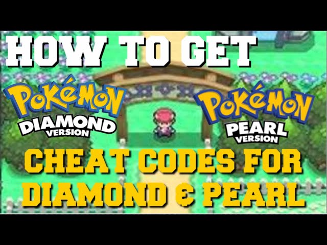 Pokemon - Diamond/Pearl/Platinum Starter Modifier Codes - RAM