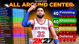 NBA 2K27 BEST SHOOTING CENTER BUILD - BEST BIG MAN BUILD