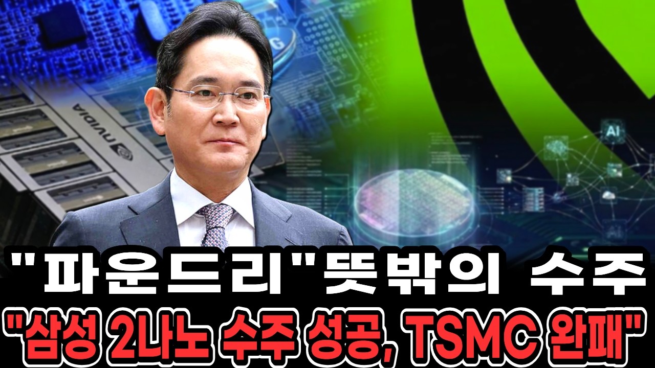 삼성전자 ‘파운드리’ 뜻밖의 수주..“삼성2나노 수주성공 TSMC완패”