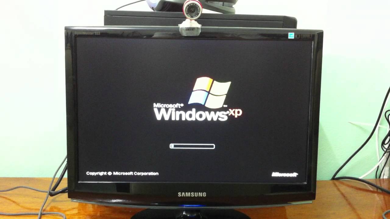 before Windows XP Multi Core config - YouTube