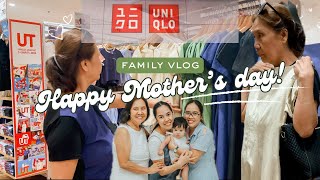 FAMILY VLOG | A Mother’s Day Special | Uniqlo Tacloban | Drake’s Restaurant and Bar