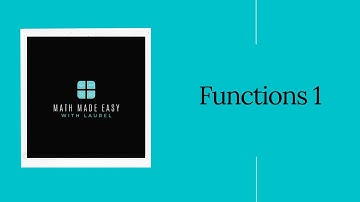 Function Notation and Evaluating Functions