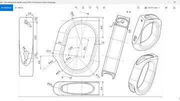 Fire extinguisher handle using CATIA v5 (GSD)