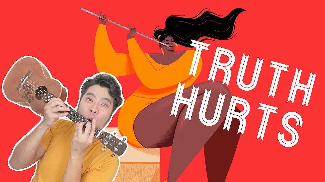 👰TRUTH HURTS LIZZO UKULELE EASY TUTORIAL AND PLAY ALONG in TWO CHORDS