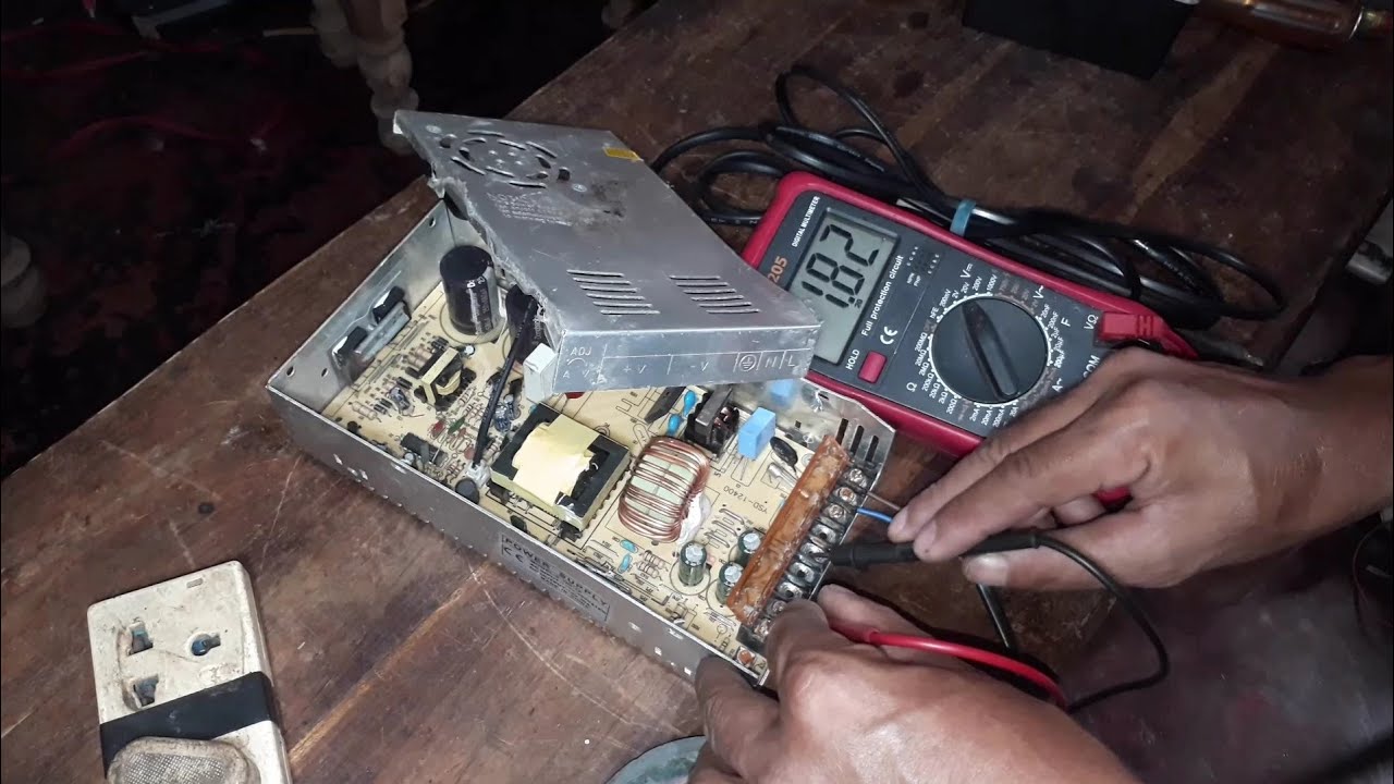 How to Repair a 12 Volts 30A switching power supply? ( sinhala ) part 2