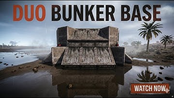 DUO Bunker Base Design Rust | Strong, Compact & Unraidable Build 2025