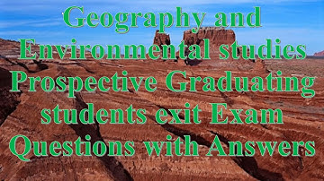 Geomorphology exam//#gis/#finalexam/#questions