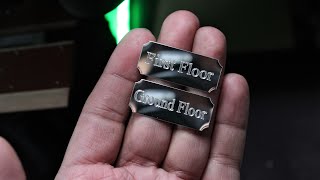 Custom Engraving 2 x Silver Plate with Engraving