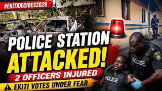 BREAKING: Gunmen Attack Police Station in Ekiti, Two Officers Injured Ahead of Election