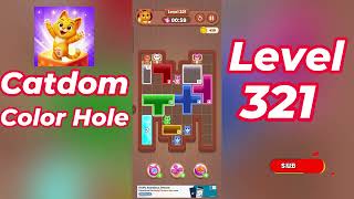 Catdom Color Hole Level 321 Walkthrough New Update Relaxing Color Puzzle Game Go Answer