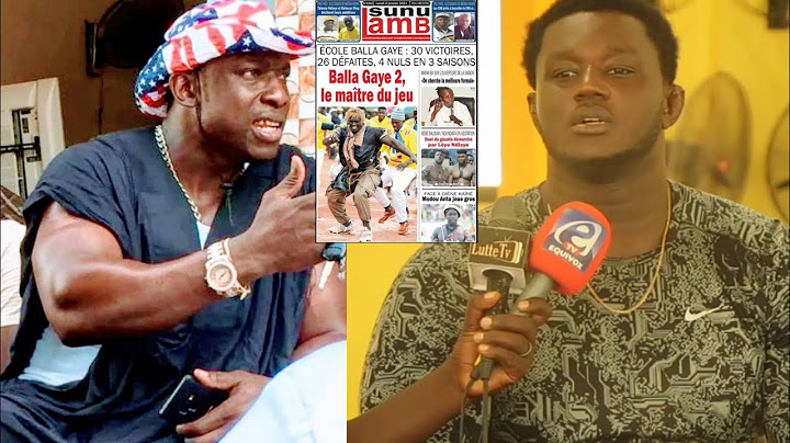 Gouye Gui sur le point de rallier les USA, Balla Gaye 2 le maître du... Revue de presse Lutte TV