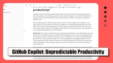 GitHub Copilot: Boost or Bust for Productivity? Real User Experiences Revealed!