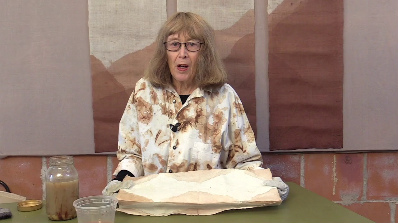 KAKISHIBU PERSIMMON TANNING: SHIBORI ON PAPER & FABRIC