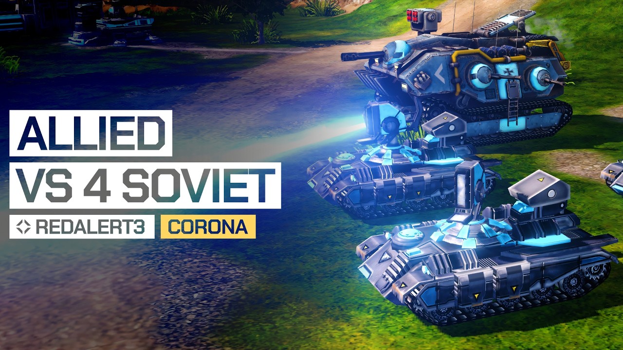 Red Alert 3 [Corona Mod] - Allied vs 4 Soviet Insane AI