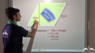 :Area and Perimeter of Rhombus | Quadrilateral | Class 8 | ICSE | CBSE screenshot 5