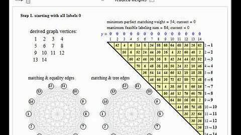 The Blossom Algorithm for Weighted Graphs
