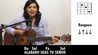 Miniatura de vídeo de "Alabado seas tu Señor - Acordes y letra - CANTO DE ADORACIÓN"