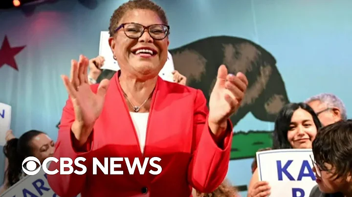 Karen Bass elected as first woman mayor of Los Ang...