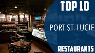 Top 10 Best Restaurants to Visit in Port St. Lucie, Florida | USA - English