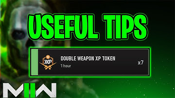 USEFUL TIPS on the BEST WAY To Use Double WEAPON XP TOKENS in MW2