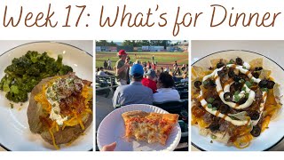 Week 17 | Feeding a Small Family | The week the fridge broke and pizza at the ballpark