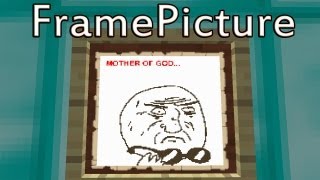 Minecraft: FramePicture - Load any picture onto frames!