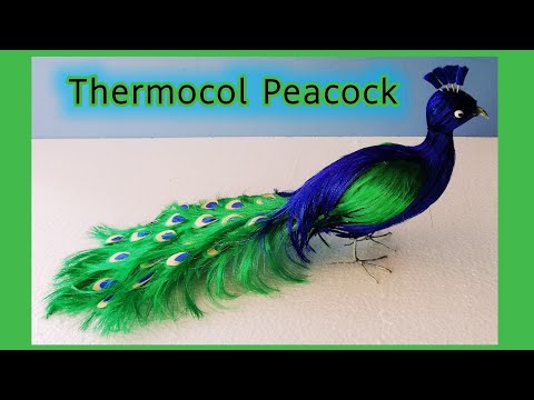 Video: Magandang do-it-yourself na plasticine peacock