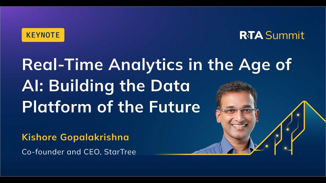 Keynote | Real-Time Analytics in the Age of AI | RTA Summit 2025