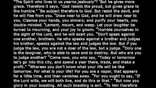 The Holy Bible - James Chapter 4 (World English Translation)