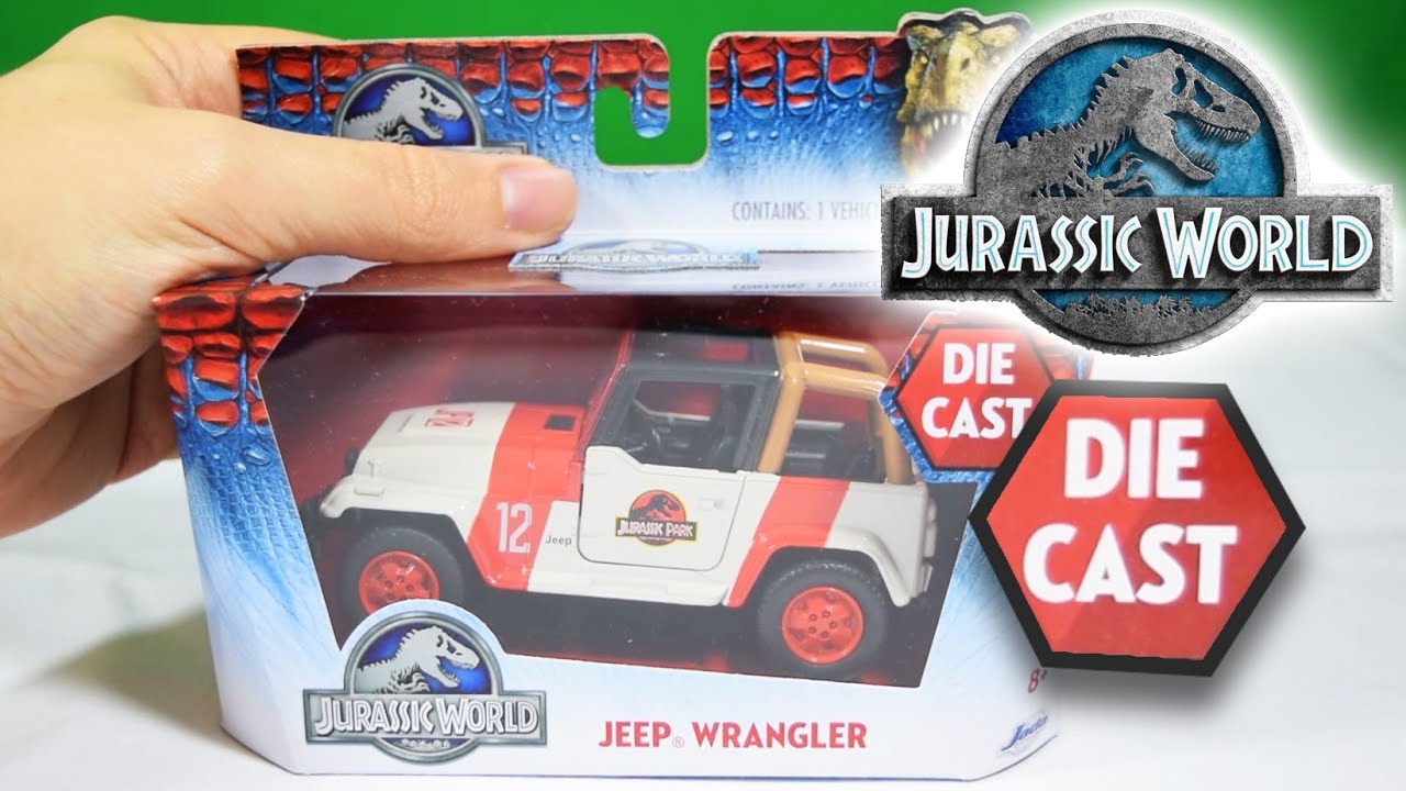 JURASSIC WORLD® | Jeep Wrangler Die Cast | JADA TOYS® | Unboxing ...