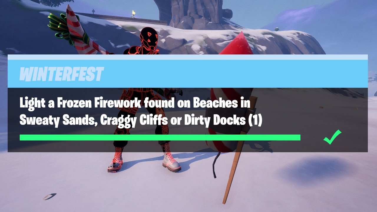 Light a Frozen Firework found on Beaches in Sweaty Sands, Craggy Cliffs or Dirty Docks (1)