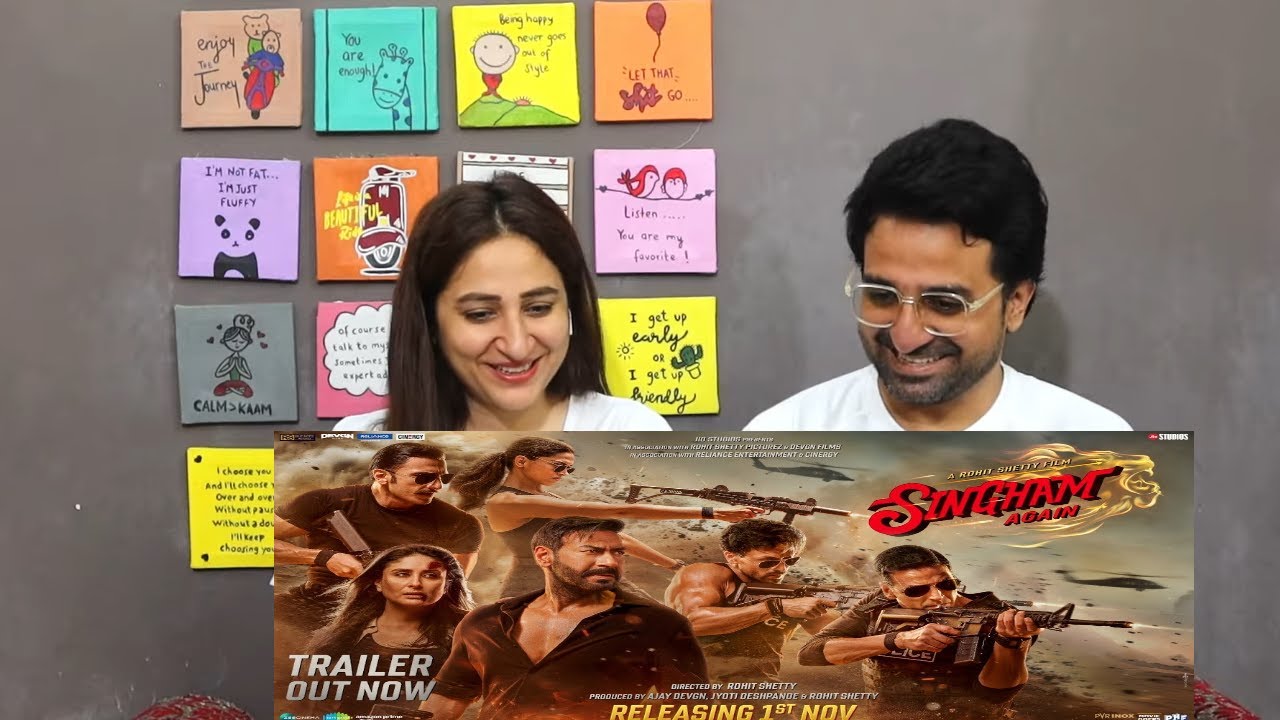 Pak Reacts Singham Again | Official Trailer | A Rohit Shetty Cop Universe | In Cinemas 1st Nov